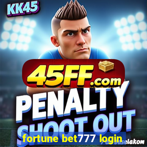 fortune bet777 login